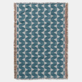 Couverture Motif diamants bleus (devant Vertical)