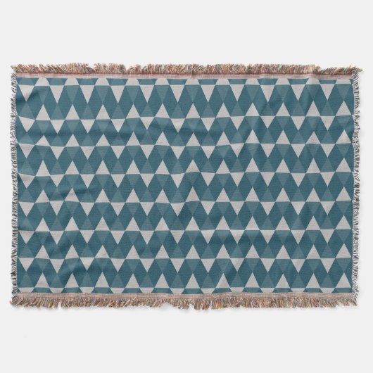 Couverture Motif diamants bleus (Devant)