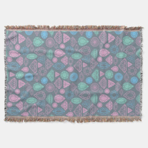 Couverture Motif d'icône de pierre gemme