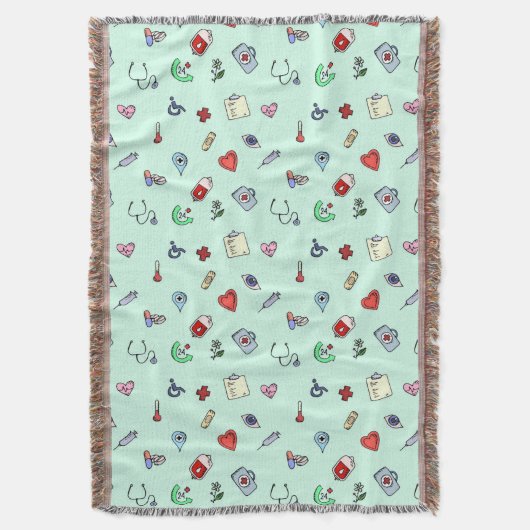 Couverture Motif d'icône Médicale (devant Vertical)