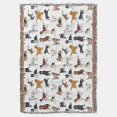 Couverture Motif d'illustrations de chiens mignons (devant Vertical)