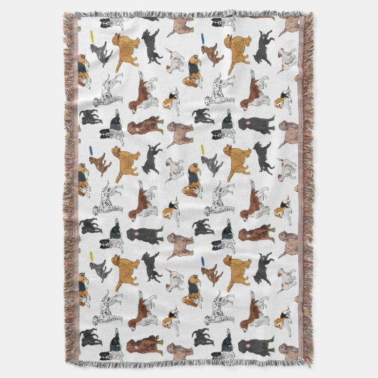 Couverture Motif d'illustrations de chiens mignons (devant Vertical)