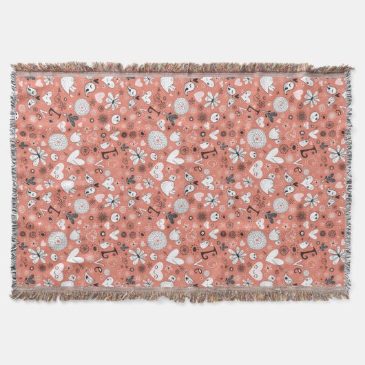 Couverture Motif d'inséparables (Devant)