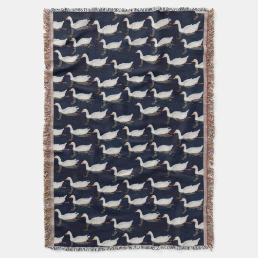 Couverture Motif d'oies (devant Vertical)