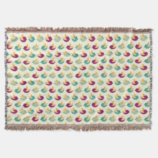 Couverture Motif d'oiseaux (Devant)