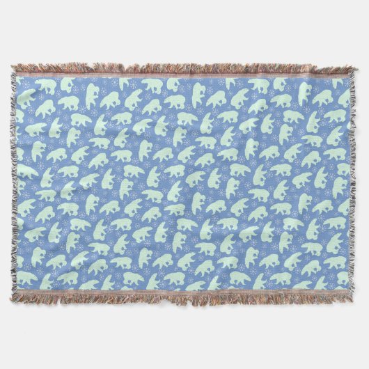 Couverture Motif d'ours polaire (Devant)