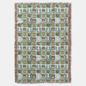 Couverture Motif du bloc des animaux des bois (devant Vertical)