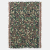 Couverture Motif du Camouflage militaire Green Woodland (devant Vertical)