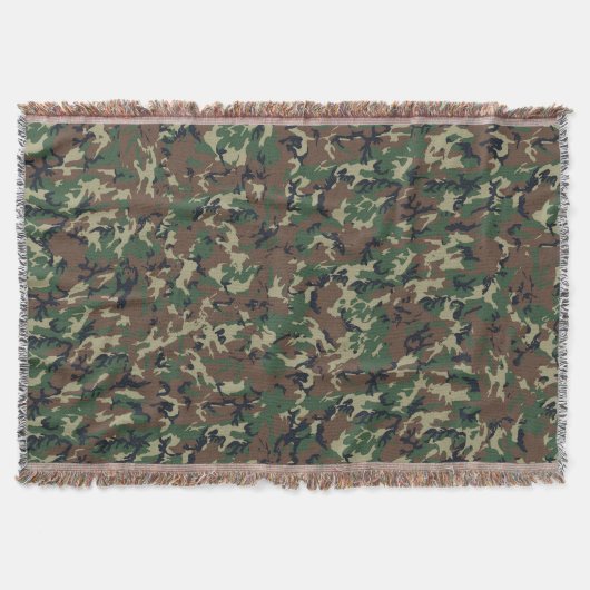 Couverture Motif du Camouflage militaire Green Woodland (Devant)