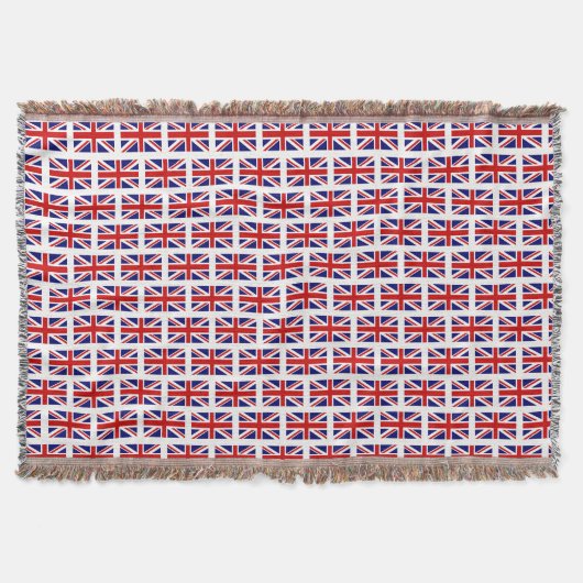 Couverture Motif du drapeau britannique Union Jack jetez une  (Devant)