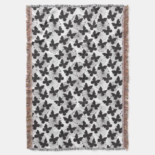 Couverture motif d'un papillon (devant Vertical)