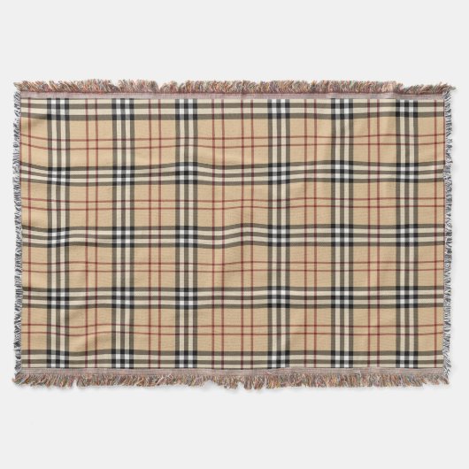 Couverture Motif écossais de Tartan (Devant)