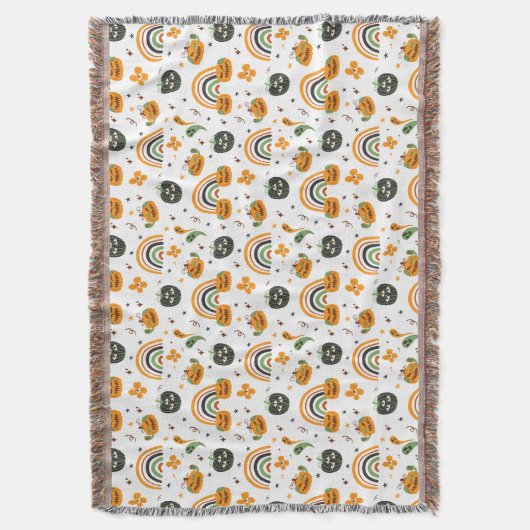 Couverture Motif éffrayant Boho Halloween (devant Vertical)