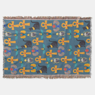 Couverture Motif Égypte Antique, Papier numérique Hiéroglyphe