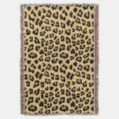 Couverture Motif Empreinte de léopard (devant Vertical)