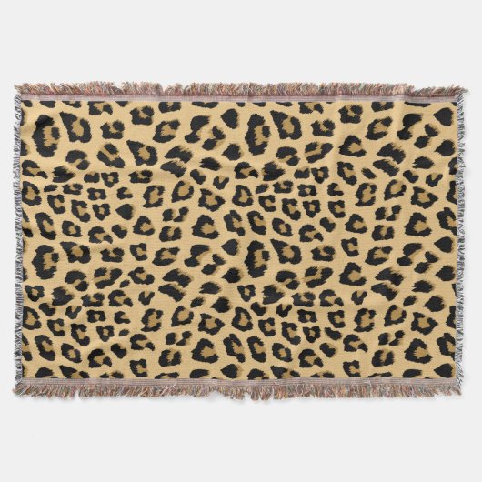 Couverture Motif Empreinte de léopard (Devant)