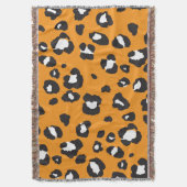 Couverture Motif Empreinte de léopard classique (devant Vertical)