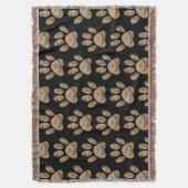Couverture Motif Empreinte de patte Camo Dog (devant Vertical)