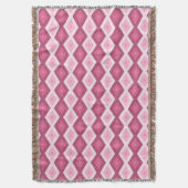 Couverture Motif en diamant rose (devant Vertical)