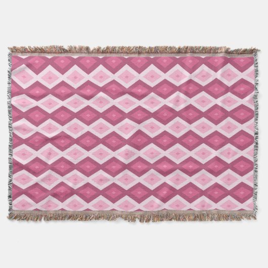 Couverture Motif en diamant rose (Devant)