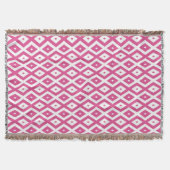 Couverture Motif en diamant rose et blanc (Devant)