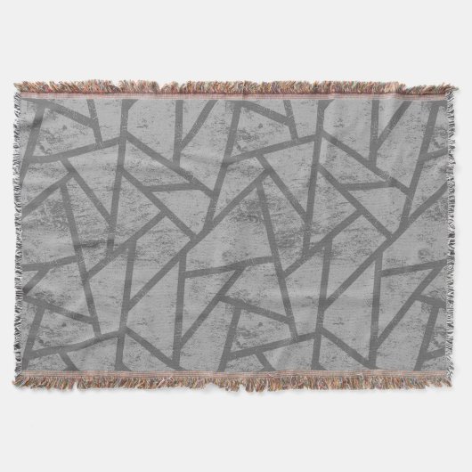 Couverture Motif en mosaïque gris (Devant)