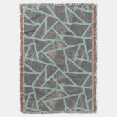 Couverture Motif en mosaïque vert pâle et gris (devant Vertical)