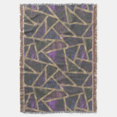 Couverture Motif en mosaïque violet et or (devant Vertical)