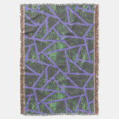 Couverture Motif en mosaïque violet et verte (devant Vertical)