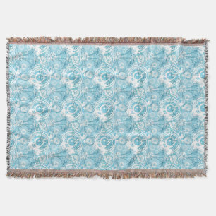 Couverture motif exotique d'océan