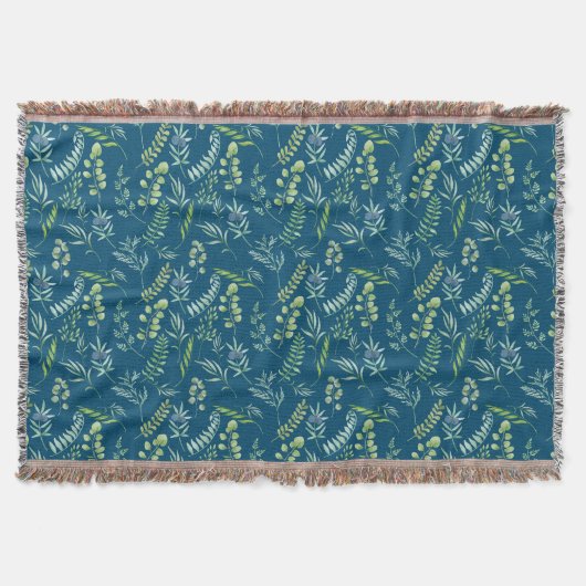 Couverture Motif feuille 11.bw DBlue BG (Devant)