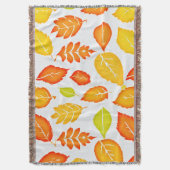 Couverture Motif Feuille coloré (devant Vertical)