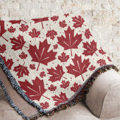 Couverture Motif Feuille de Red Maple