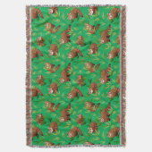 Couverture Motif Feuille Red Panda & Bamboo (devant Vertical)