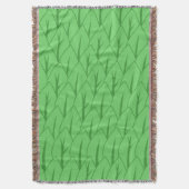 Couverture Motif Feuille vert (devant Vertical)