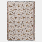 Couverture Motif Feuilles d'automne (devant Vertical)