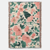 Couverture Motif Fleur Très Mignonne (devant Vertical)