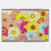 Couverture motif floral (Devant)