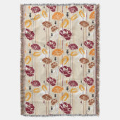 Couverture Motif floral 4 d'élégance abstraite (devant Vertical)