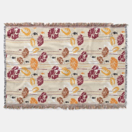 Couverture Motif floral 4 d'élégance abstraite (Devant)
