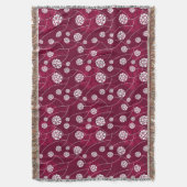 Couverture Motif floral abstrait (devant Vertical)