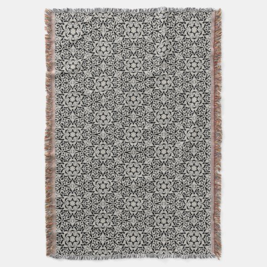 Couverture Motif floral arabe (devant Vertical)
