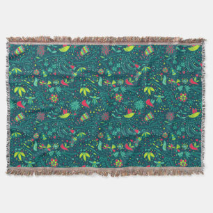 Couverture Motif floral avec les oiseaux 2 de bande dessinée
