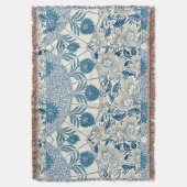 Couverture Motif Floral bleu Antique Design asiatique (devant Vertical)