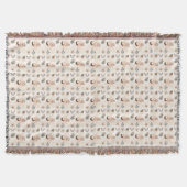 Couverture Motif floral céleste Boho (Devant)