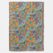 Couverture Motif floral coloré (devant Vertical)