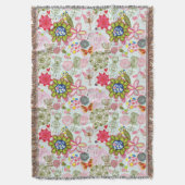 Couverture Motif floral dans le rétro style 2 (devant Vertical)