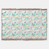 Couverture Motif floral d'aquarelle (Devant)