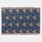 Couverture Motif floral de bouquet rose (Devant)