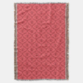 Couverture Motif floral de damassé (devant Vertical)